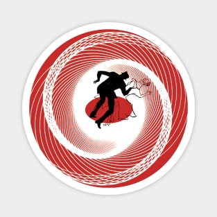 Saul Bass Spirals Magnet